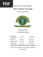 Drive Queen Taxi App: Final Year Project Report