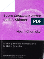 Chomsky Sobre Conducta Verbal PDF