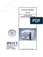 Autoclave Ea 652 Table Top Spanish
