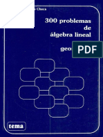 300 Problemas de Álgebra Lineal y Geometría - Nortes Checa