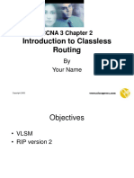 Introduction To Classless Routing: CCNA 3 Chapter 2