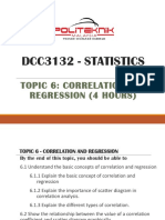 Topic 6 Correlation and Regression