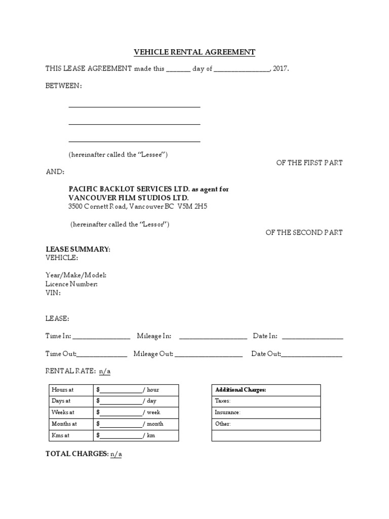 Annex Ure I PDF Lease Indemnity