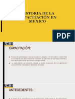 Historia de La Capacitación en Mexico