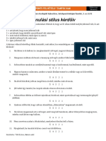 Tanulási Stílusok PDF