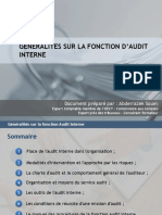 1.1 Generalites Sur La Fonction Audit Interne - Definitions