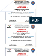 Certificados Cartones Mota