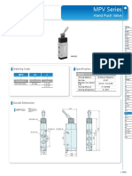 TSV Series MPV Series: Hand Pull Valve Hand Push Valve