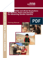 Using CEDAW and UNSCR for Advancing GE Training Manual Eng