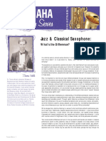 Sax Jazz Classical Saxophone Whats The Difference PDF
