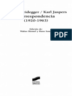 Correspondência Jaspers - Heidegger