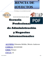 Trabajo de Gerencia de Proyectos