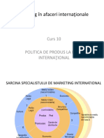 Cursul 10 Politica de Produs La Nivel International