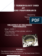 Basic Terminology Used AT Engine Performance: Present by Trainee Technician S.R..Taylor