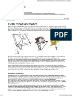 Delta Robot Kinematics: Problem Definition