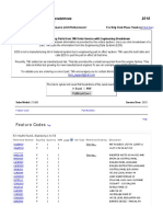 Build Sheet Summary 3516B