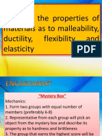 Science 6 Special - Properties of Matter