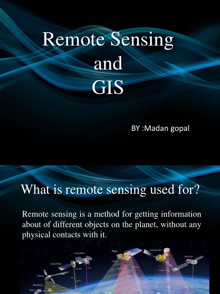 Remote Sensing and GIS Applications | PDF | Remote Sensing | Geographic ...