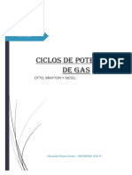 Ciclos termodinámicos de motores de combustión interna