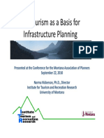 Geotourism As A Basis For Infrastructure Planning