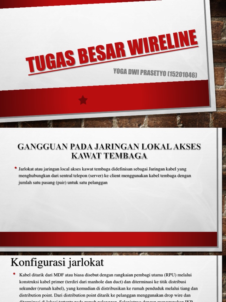 Tugas Besar Wireline | PDF