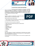 Guia Buen Uso de Foros y Pasos para Participar