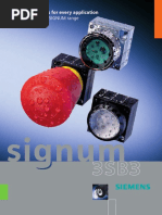Siemens Push Button Technical Specs | PDF | Data | Switch