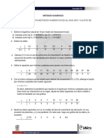 Ejercicios Metodos Numerios