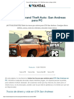 Trucos GTA San Andreas - PC. TODAS Las Claves y Códigos (2019)