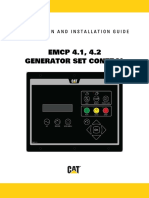Application and Installation Guide. EMCP 4.1, 4.2 Generator Set Control - Editorial Caterpillar - 2010