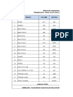 Lampiran 1. Rencana Anggaran Biaya Pengerjaan Tiang, Slof Atas Dan Cor Dag/Atap