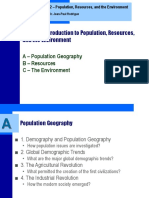 Topic 1 - Introduction To Population, Resources, and The Environment
