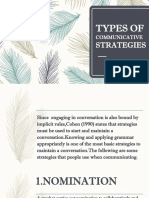 Types of Communicative Strategies Explained
