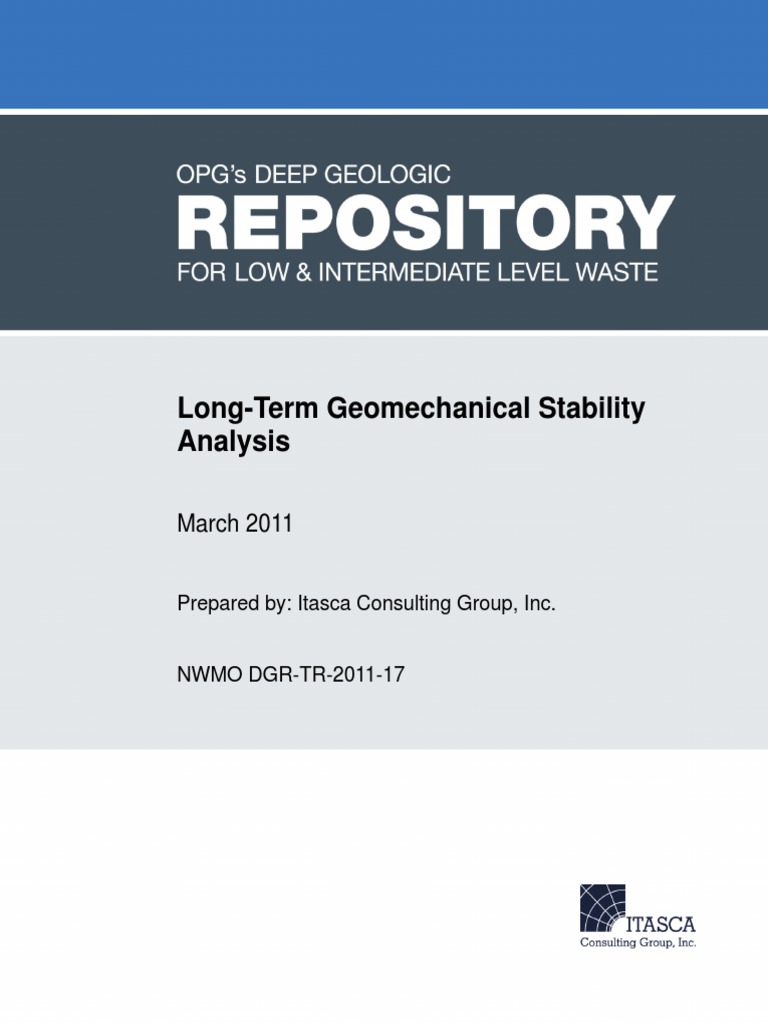 Long-Term Stability Analysis of DGR | PDF | Materials | Applied And ...