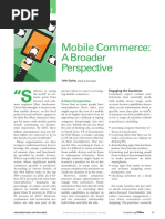 Mobile Commerce: A Broader Perspective: Spotlight