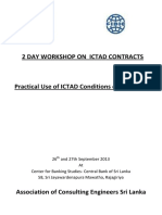 2 Day Workshop On Ictad Contracts