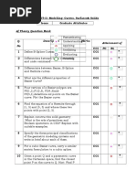 A) Theory Question Bank: UNIT-II: Modelling: Curves, Surfaces& Solids Icons Graduate Attributes