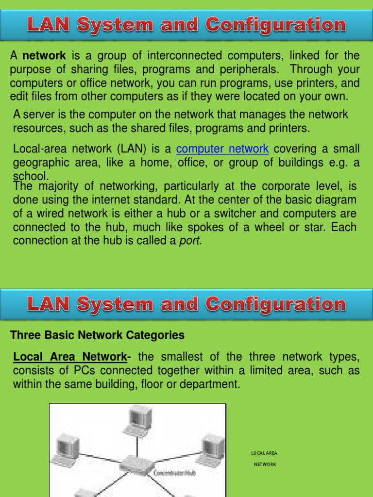 LAN System and Configuration PDF Electrical Connector Computer