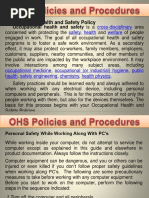 OHS Policies & Procedures