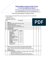 Daftar Tilik Bendungan Asi Pdengan Pijat Oksi