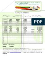 Ingraduables - Planilla Inscripcion Inter-Roscas Deportivas Uis