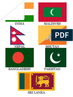 Timog Asya - Flag