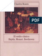 El Estilo Clasico Haydn Mozart Beethoven