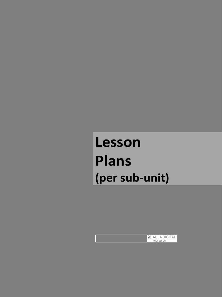 Lesson Plans | PDF | Textbook | Lesson Plan