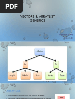 Vectors & Arraylist