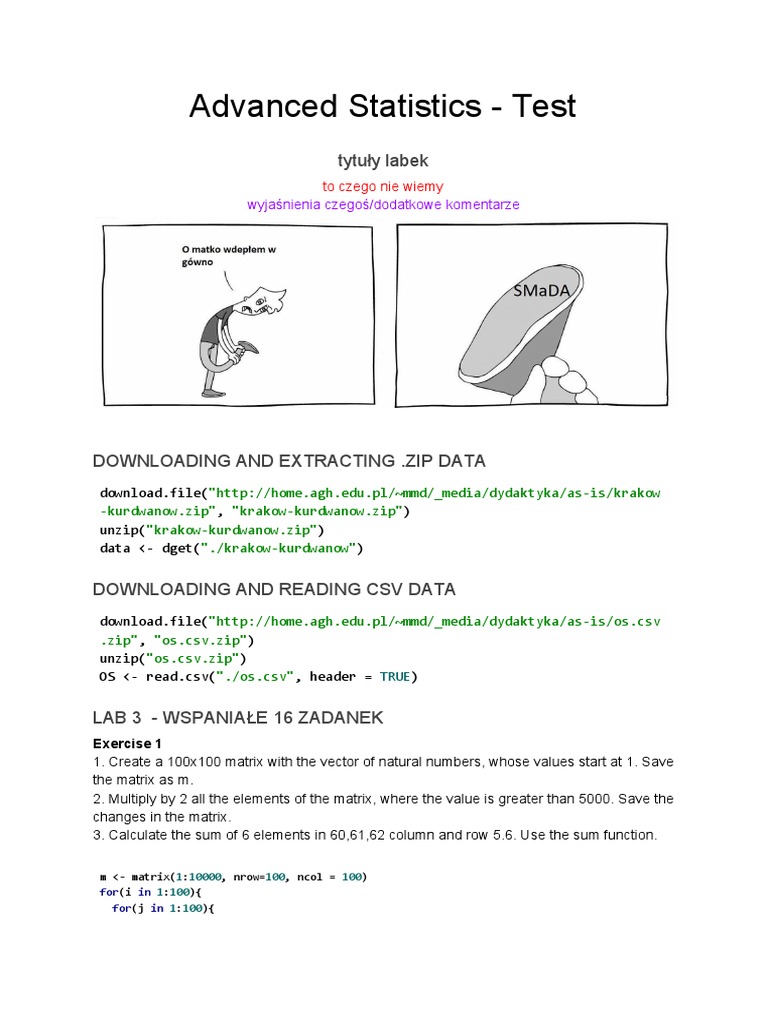 Advanced Statistics - Test: Tytuły Labek | PDF | P Value | Chi Squared ...