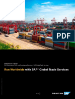 Run Worldwide: With SAP® Global Trade Services