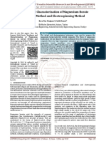 Synthesis and Characterization of Magnesium Borate Via Sol Gel Method and Electrospinning Method