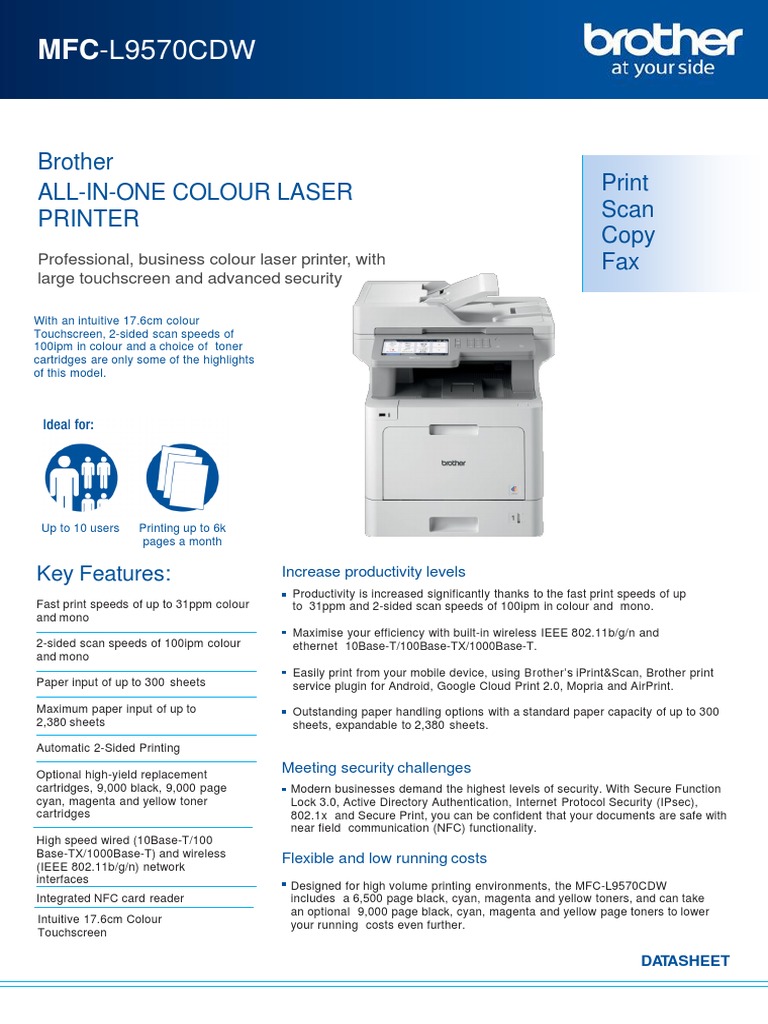 Brother Copier | PDF | Image Scanner | Fax