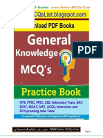 PPSC General Knowledge MCQs Book For Jobs Tests